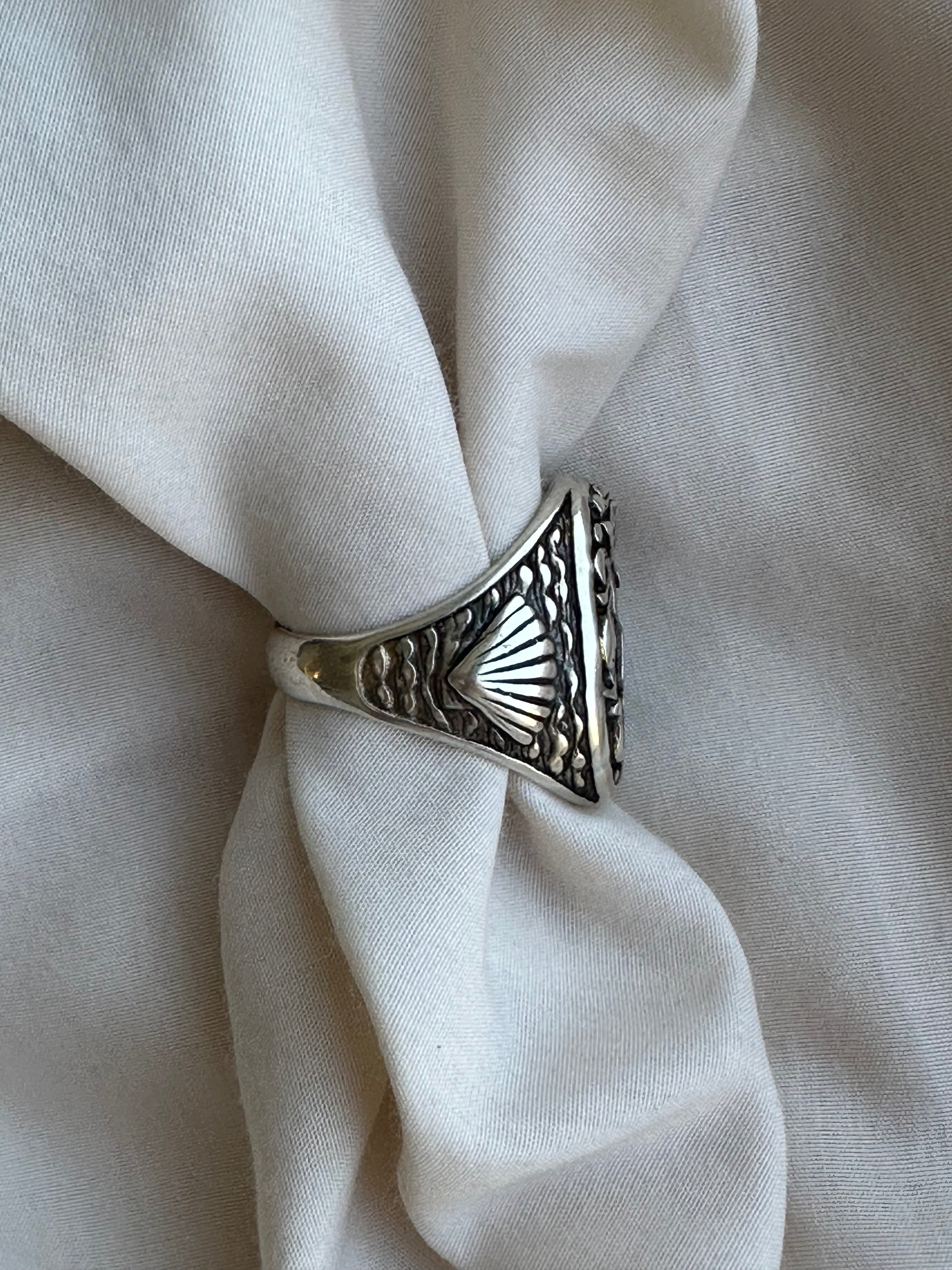 1986 G&S Mermaid Biker Ring Size 12