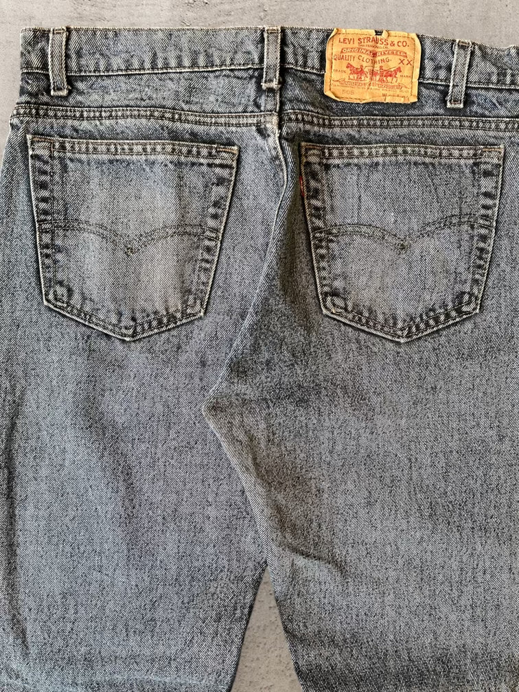 90年代 Levi's 505 ダーク アシッド ウォッシュ デニム ジーンズ - 32x33