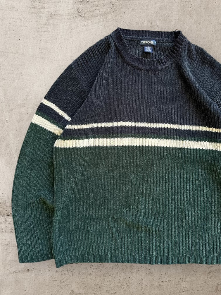 00s Cherokee Striped Knit Sweater - XL