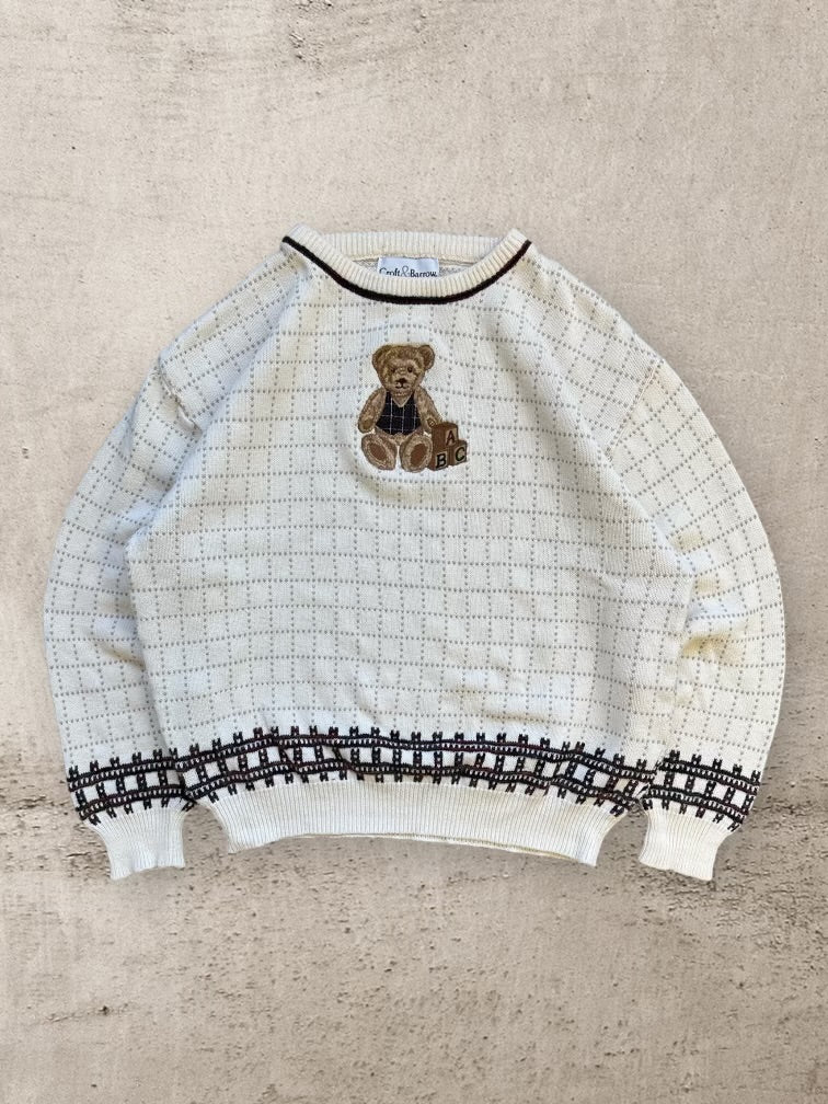 00s Croft & Barrow Teddy Bear Knit Sweater - Medium