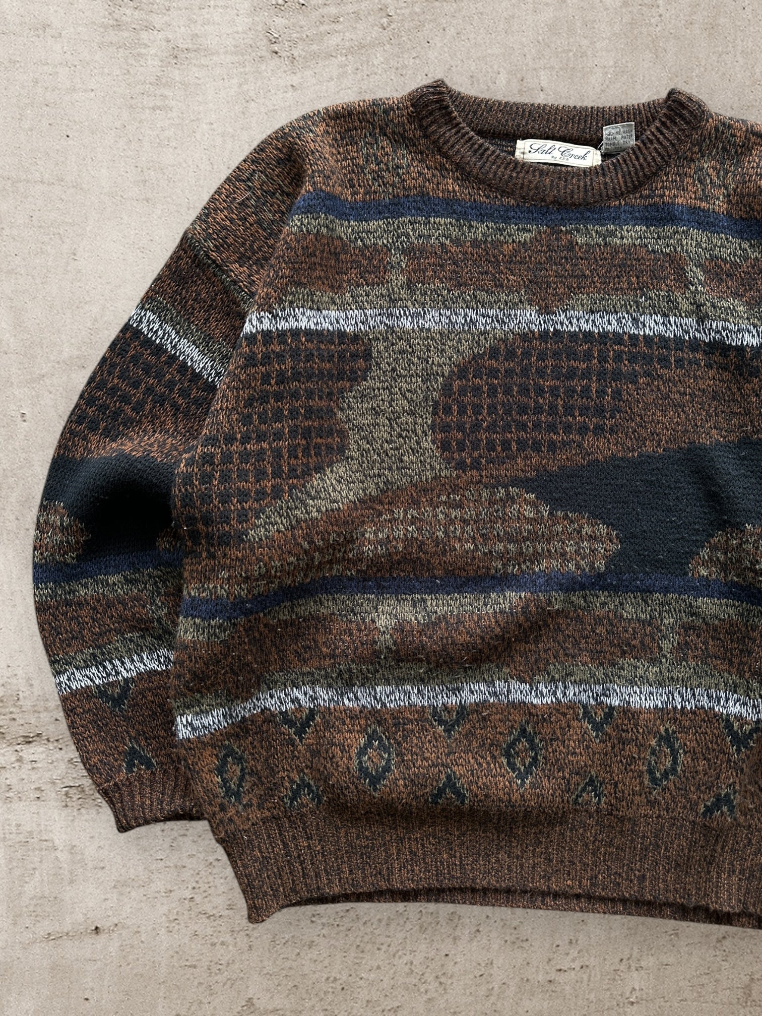 90s Salt Creek Multicolor Knit Sweater - XL