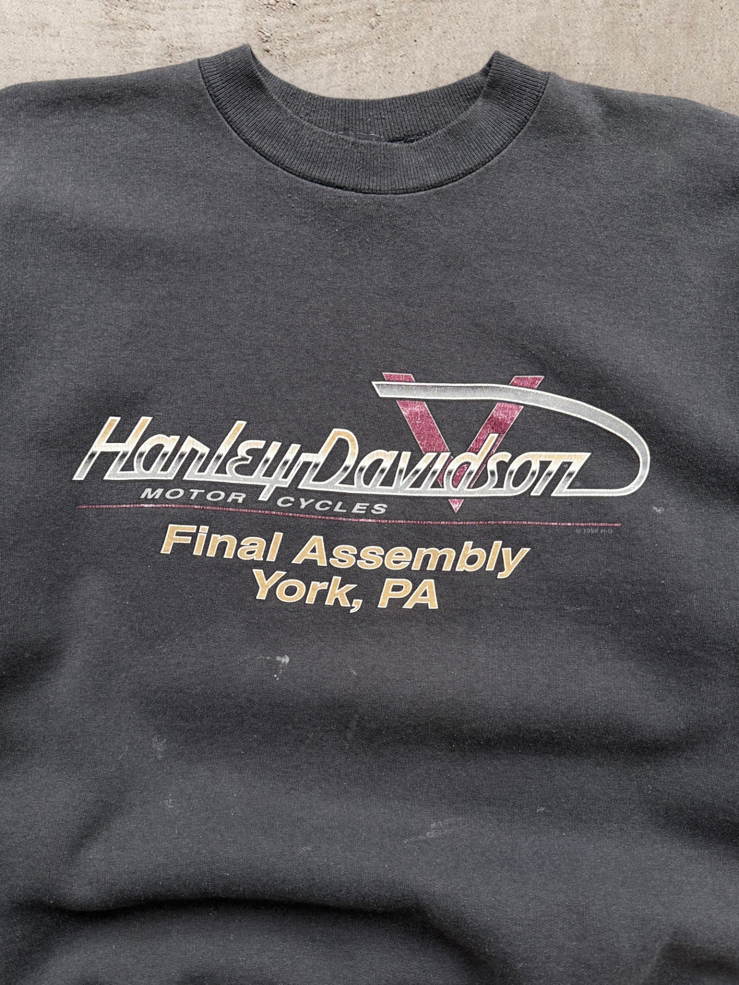 90s Harley Davidson Final Assembly Crewneck - XL