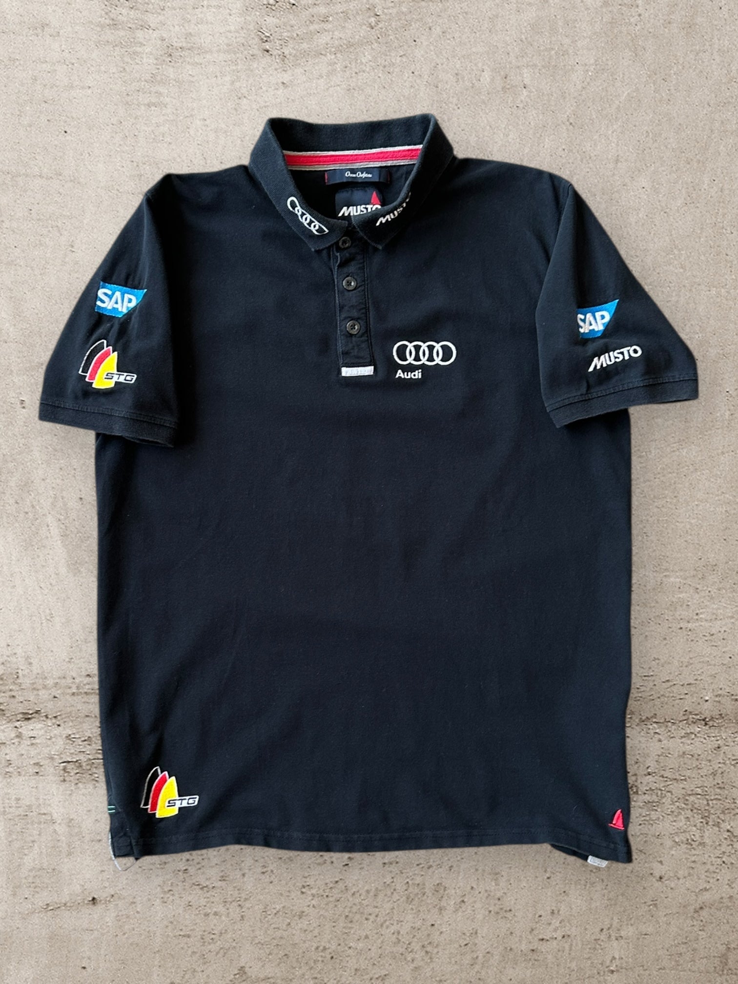 00s Audi Sailing Team Polo Shirt - XL