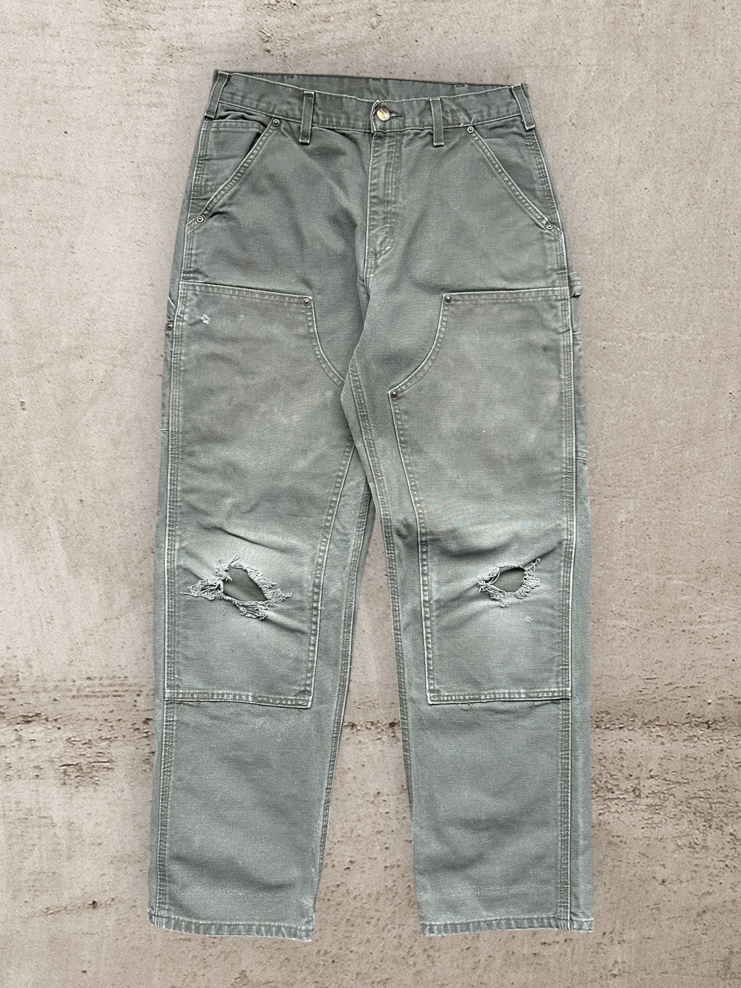 00s Carhartt Distressed Double Knee Pants - 32