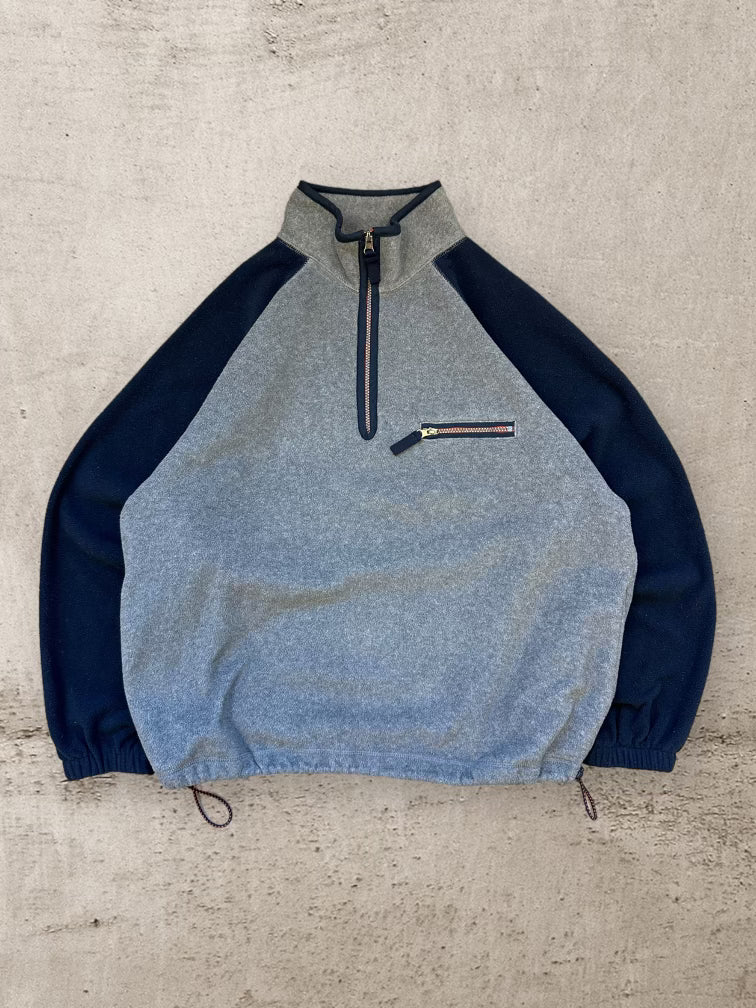 00s Sonoma Sport Color Block 1/4 Zip Fleece - Large