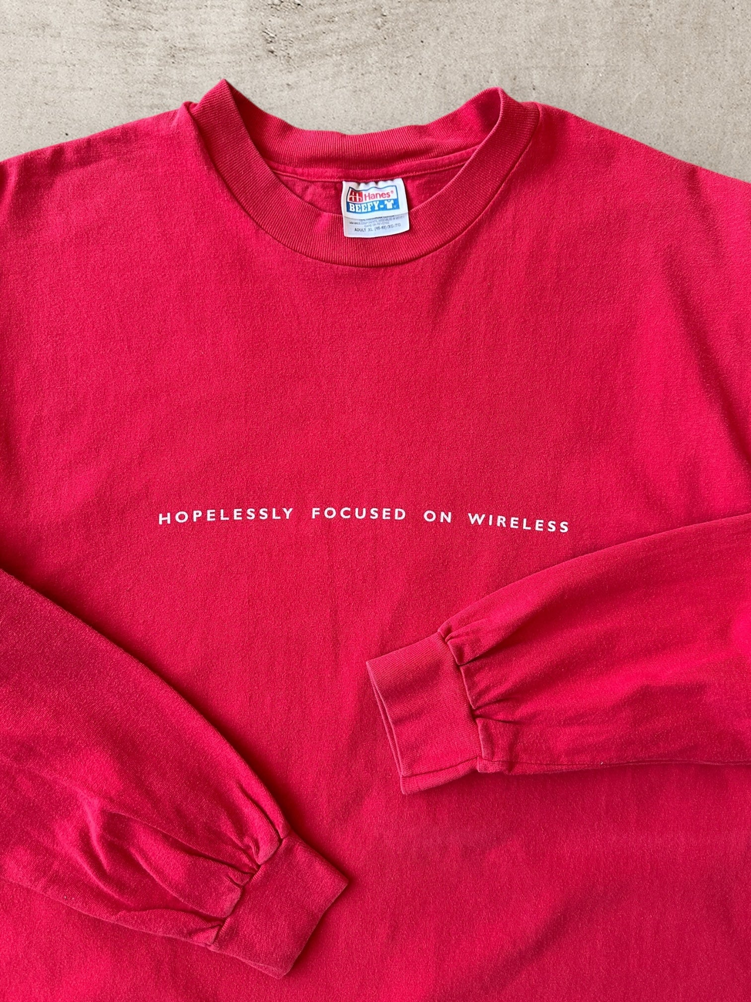 90s Nokia Hopelessly Focused on Wireless L/S Graphic T-Shirt - XL