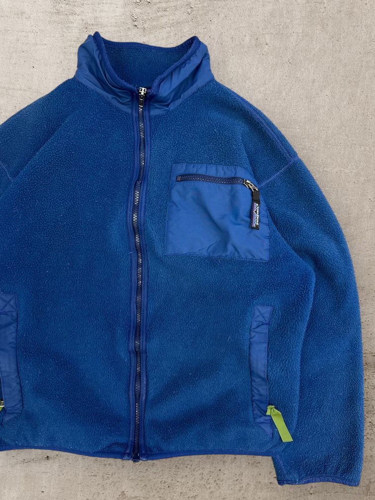 90s Patagonia Blue Synchilla Fleece - Small