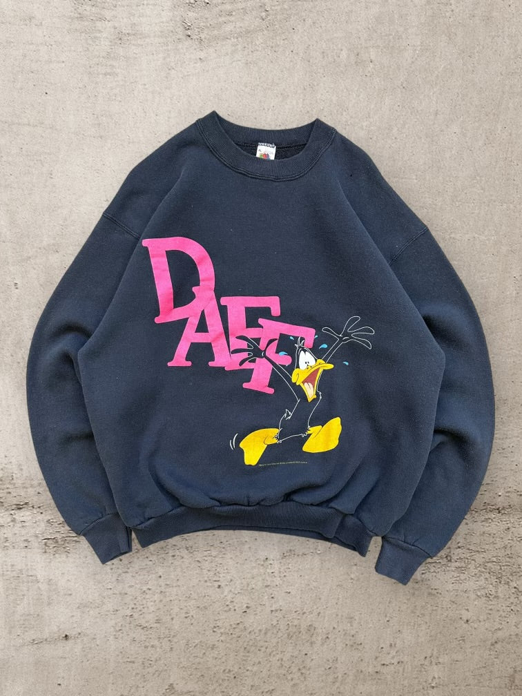 90s Daffy Duck Graphic Crewneck - XL