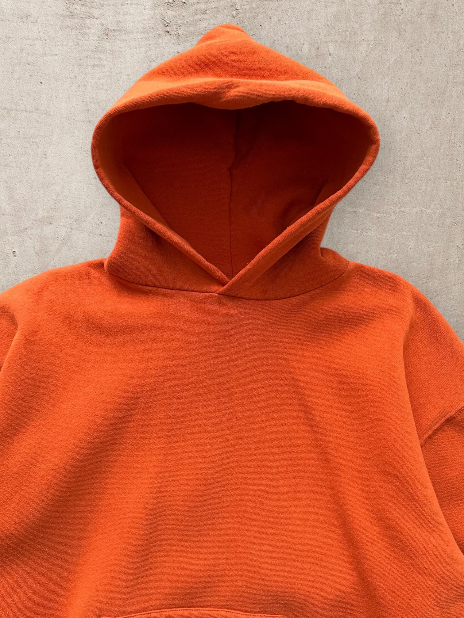 90s Russell Athletic Orange Hoodie - XL