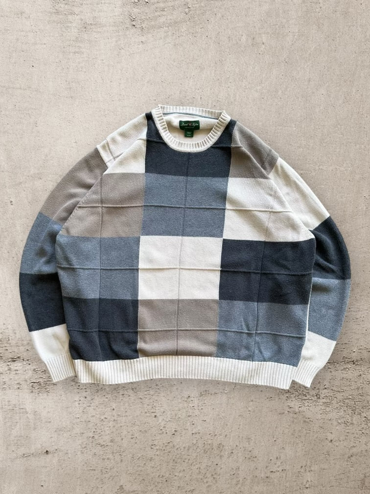 00s David Taylor Color Block Sweater - XL