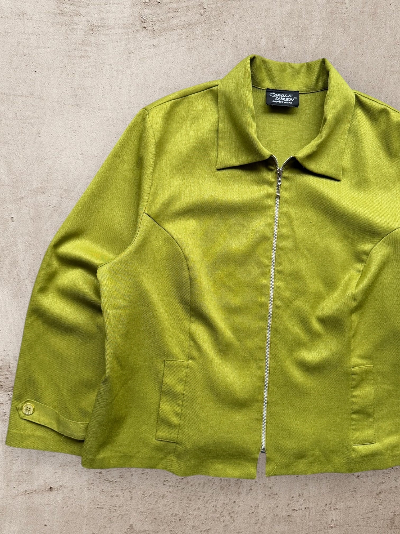 80s Carole Wren Zip Up Jacket - XL