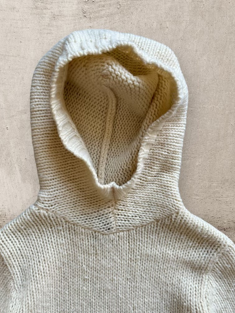 00s Abercrombie Hooded Wool Sweater - Medium