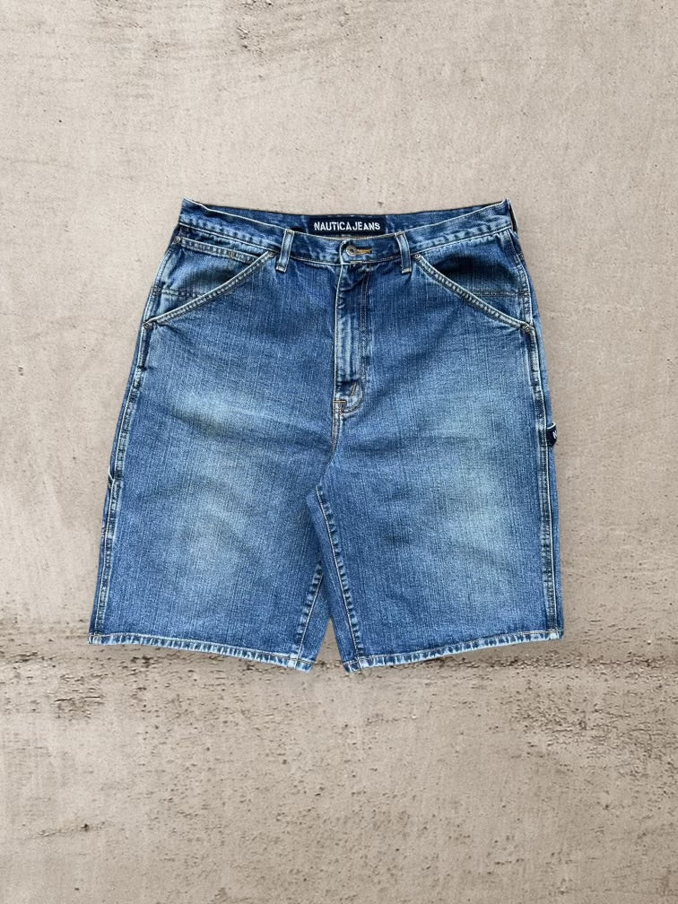 00s Nautica Denim Carpenter Shorts - 36