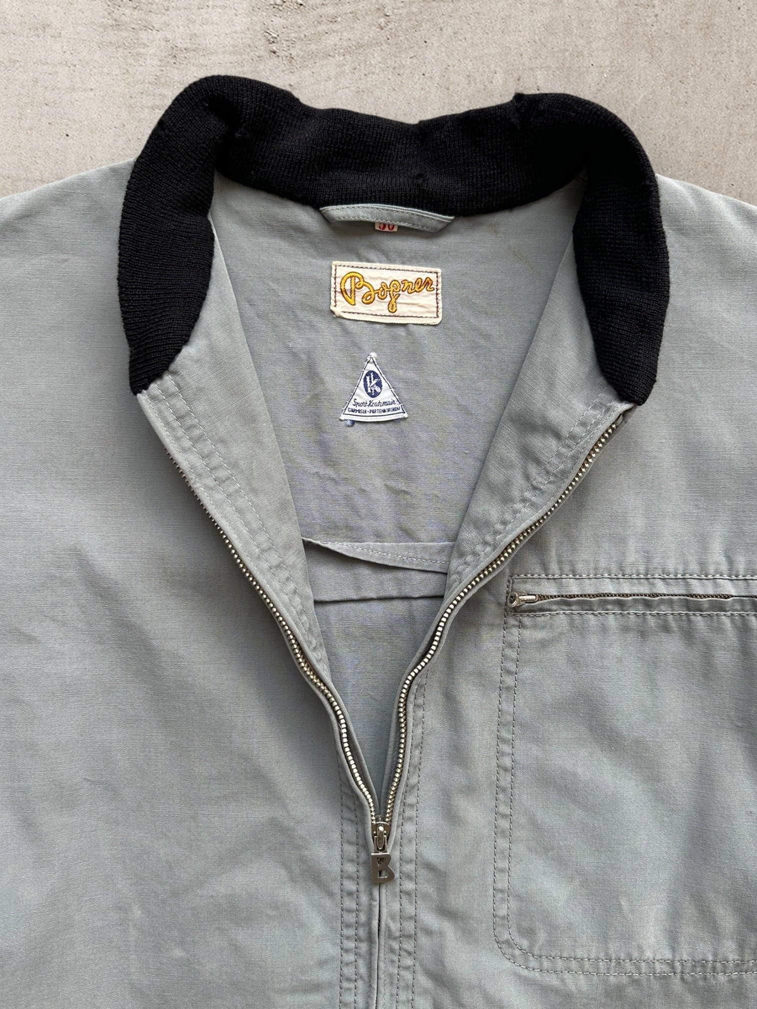 60s/70s Bogner German Zip Up Jacket - XL