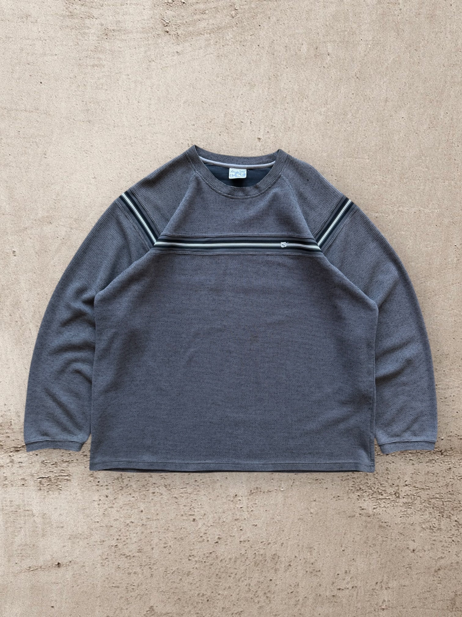 00s Xtreme Gear Striped Knit Sweater - XXL