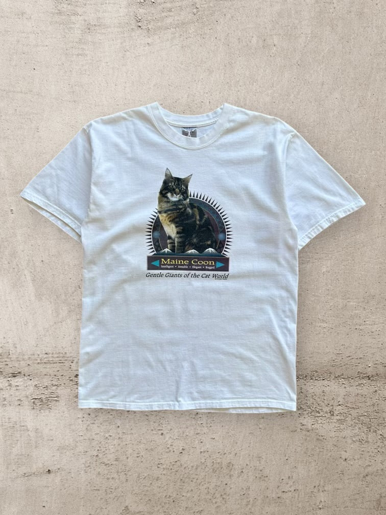 00s Maine Coon Graphic T-Shirt - Medium