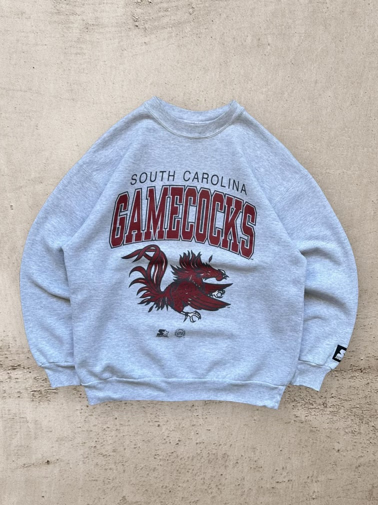 90s Starter South Carolina Gamecocks Graphic Crewneck - Medium