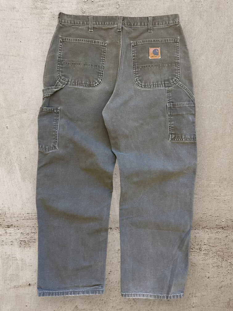 90s Carhartt Brown Carpenter Pants - 34x30