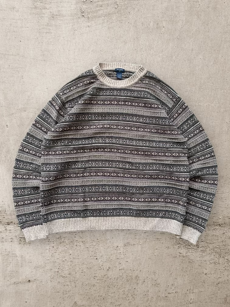 00s Dockers Multicolor Knit Sweater - XXL