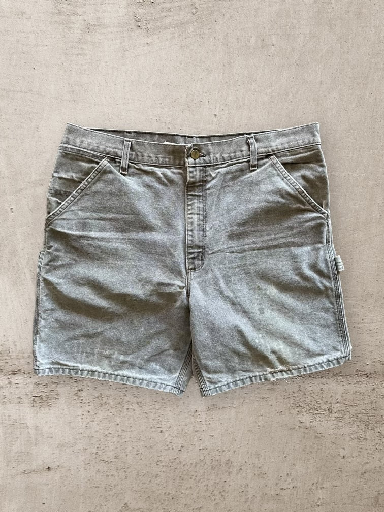 90s Carhartt Faded Carpenter Shorts - 38