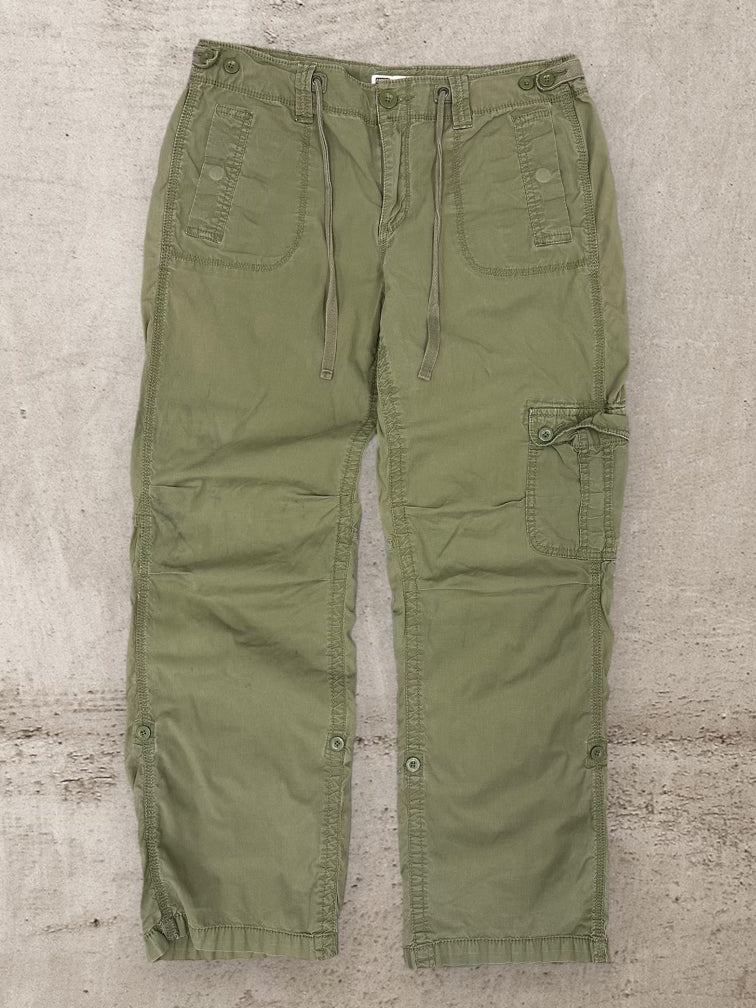 00s Faded Glory Olive Green Cargo Pants - 33x30