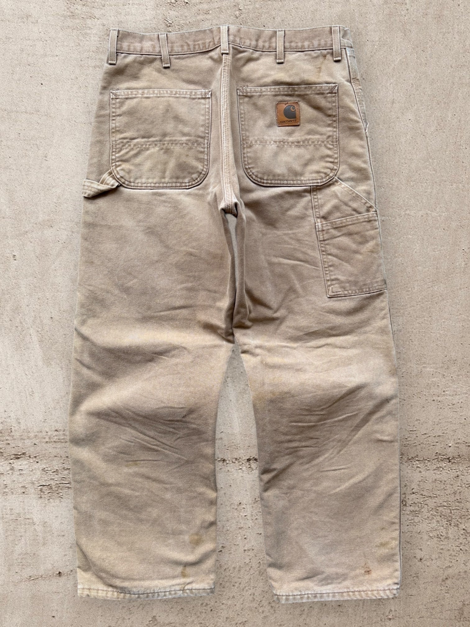 00s Carhartt Blanket Lined Carpenter Pants - 34”