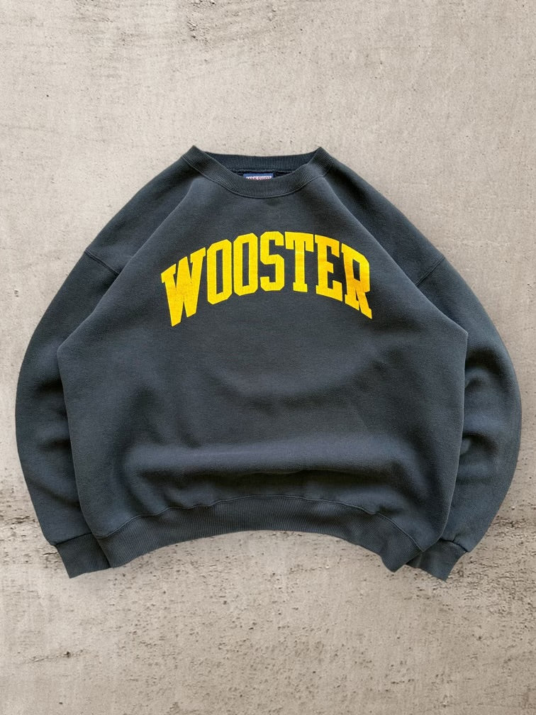 90s Wooster Spell Out Crewneck - XL