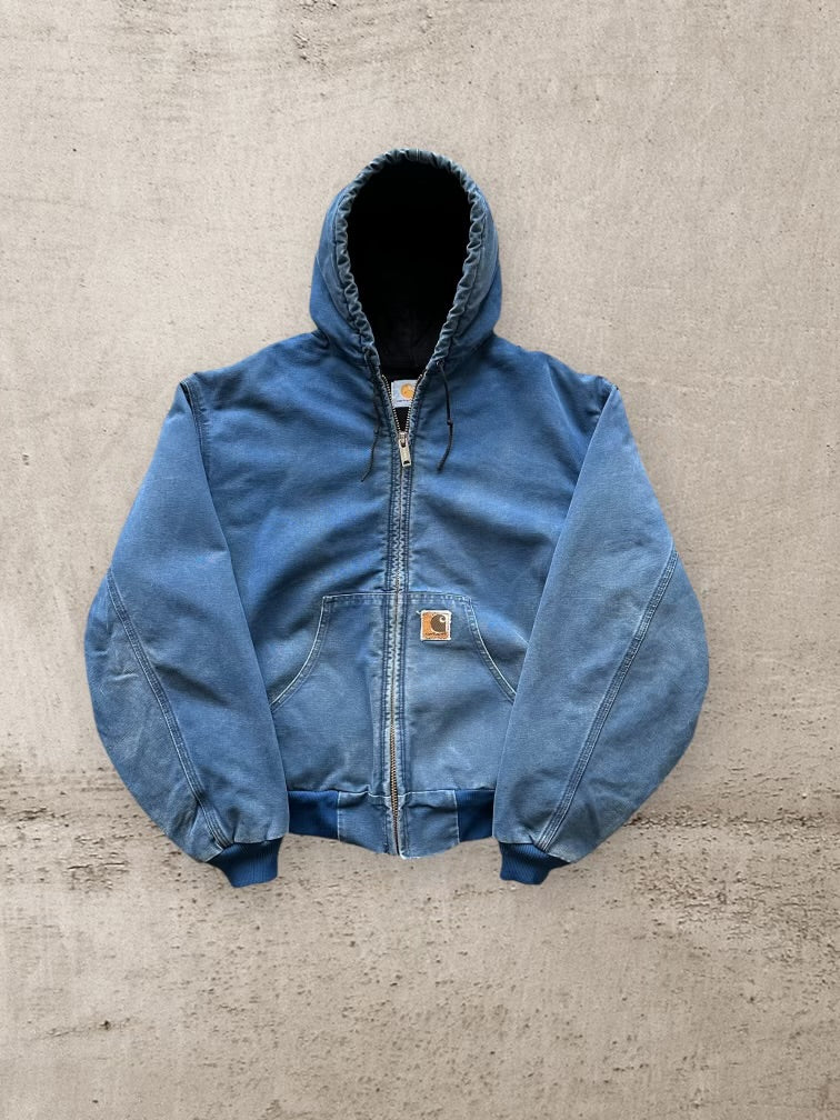 00s Carhartt Faded Hooded Jacket - XL