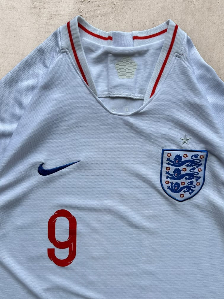 00s Nike England Kane Soccer Jersey - Large