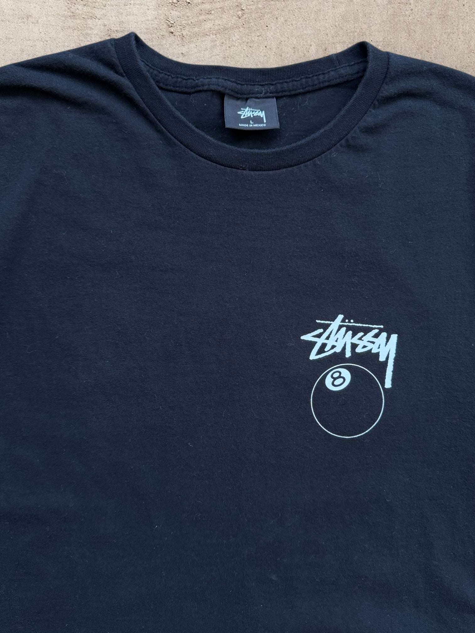 00s Stussy 8 Ball Graphic T-Shirt - Large
