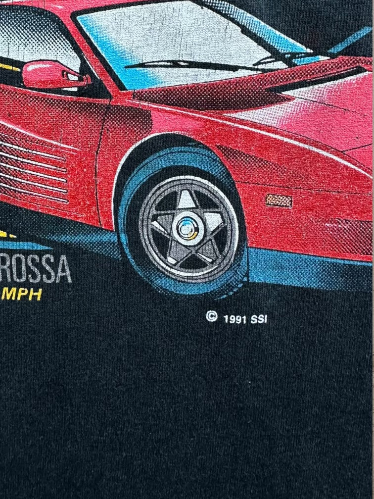 90s Lamborghini High Performance Graphic T-Shirt - Large