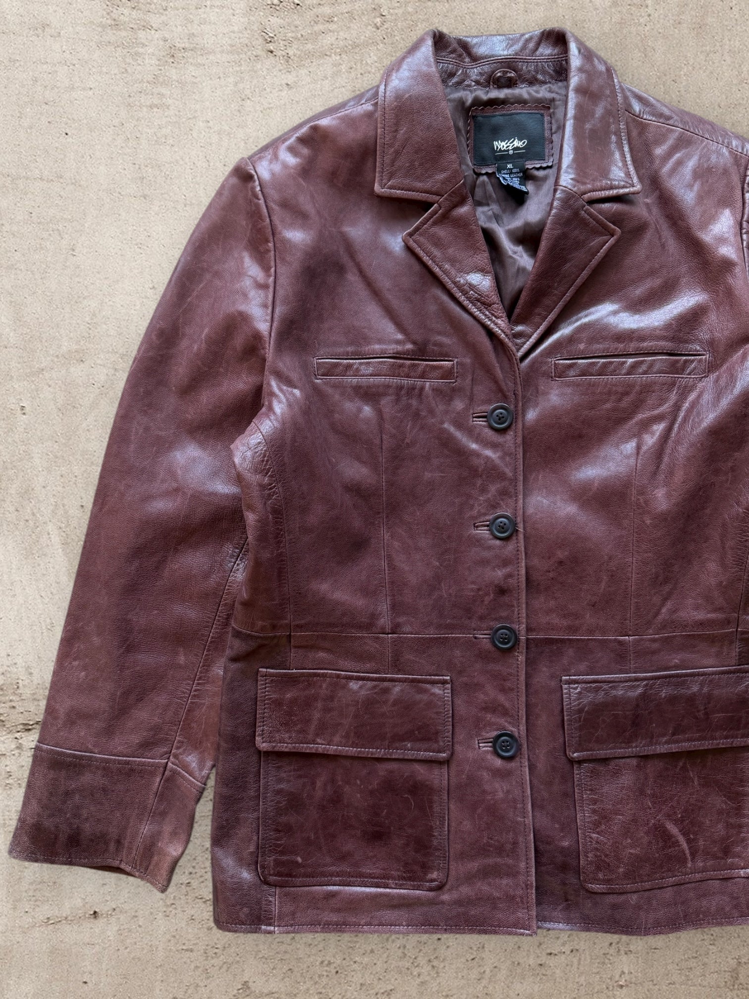 00s Mossimo Leather Jacket - XL