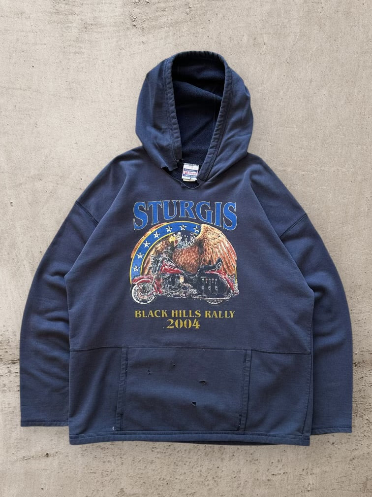 00s Sturgis Black Hills Rally Graphic Hoodie - XL