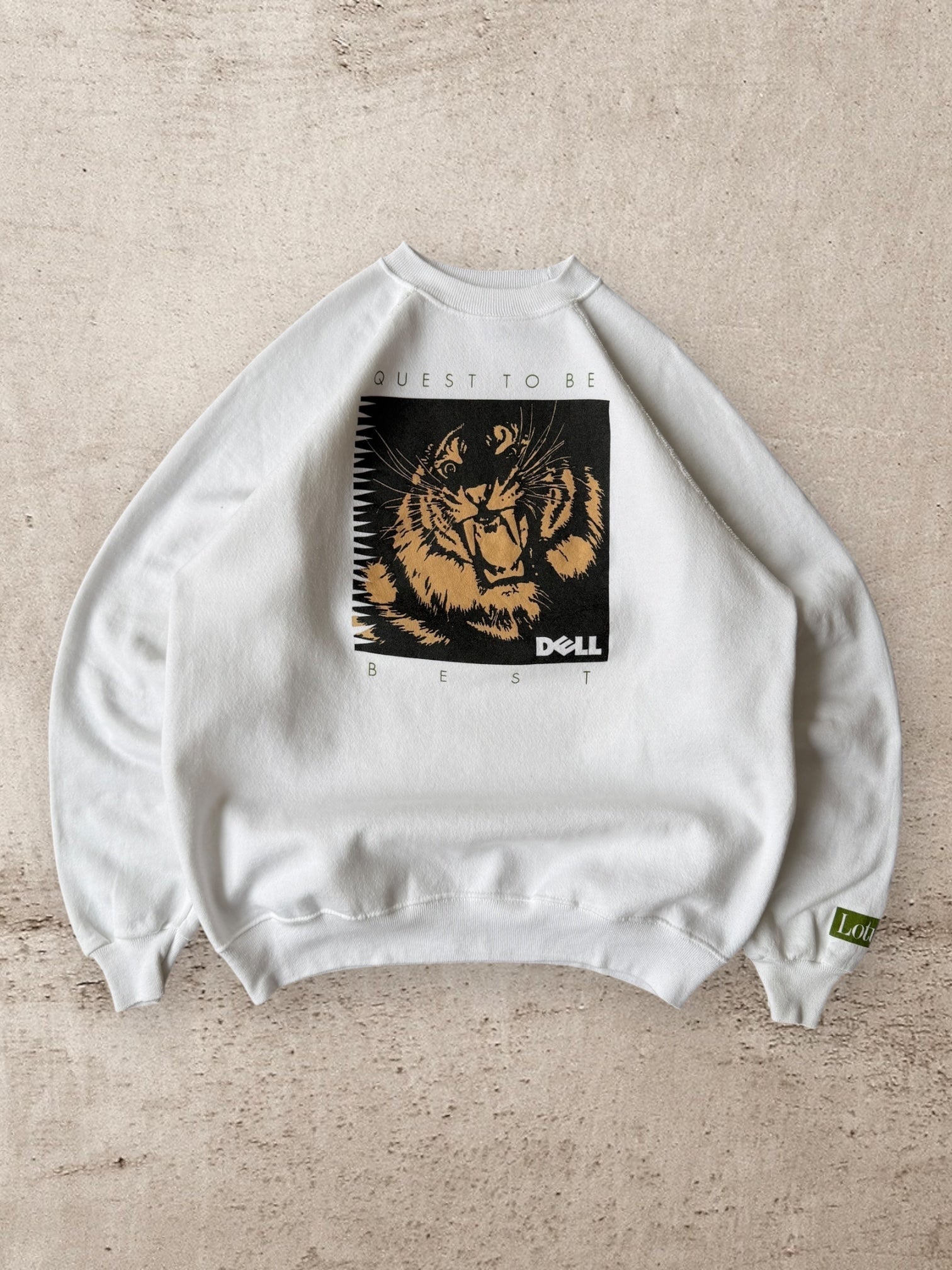 90s DELL Quest To Be Best Graphic Crewneck - XL