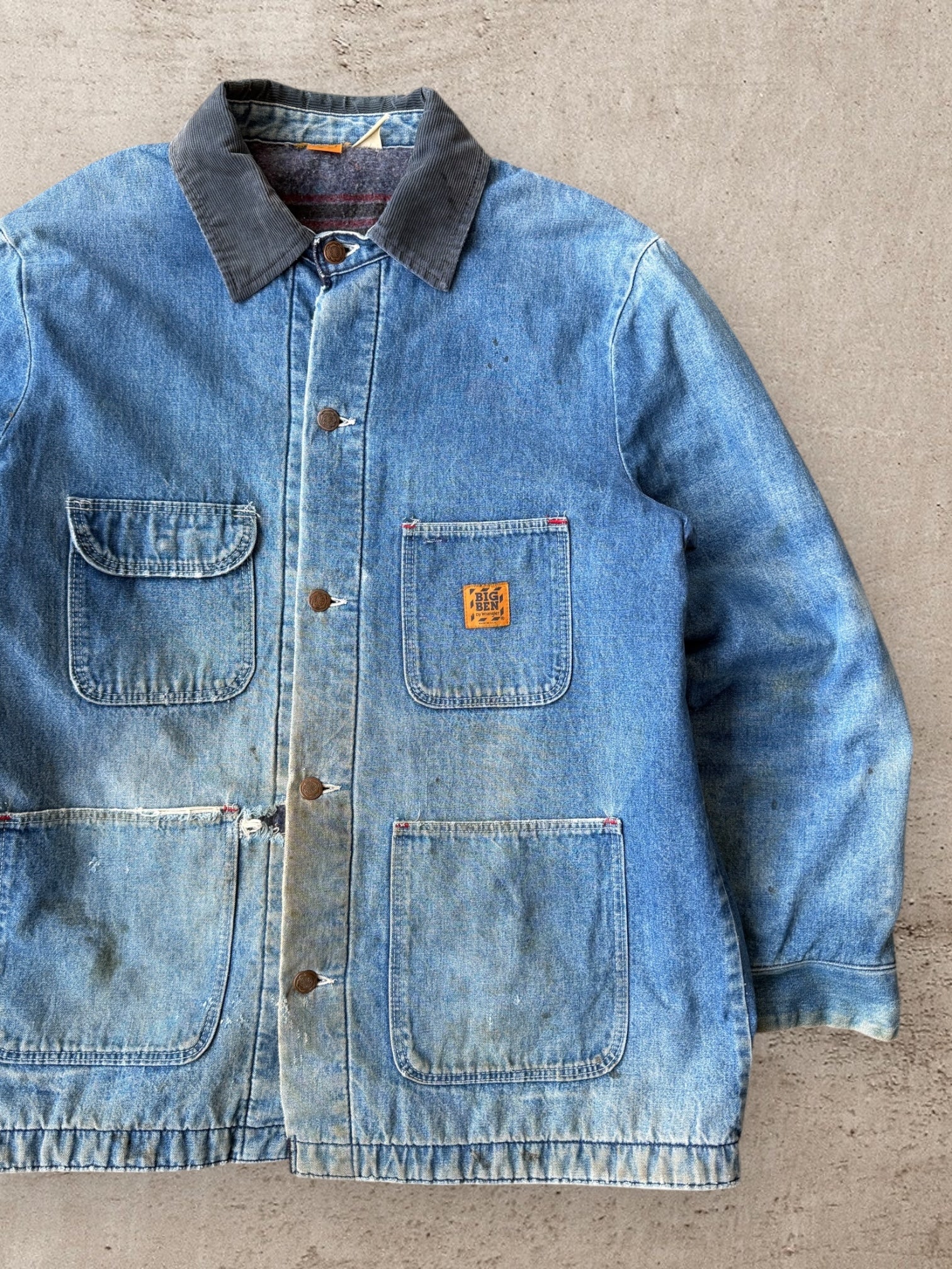 ジャケット・アウター 70s BIGBEN WRANGLER DENIM WORK JACKET 40 70s Wrangler Big Ben Denim Chore Jacket - XL – The Juncture