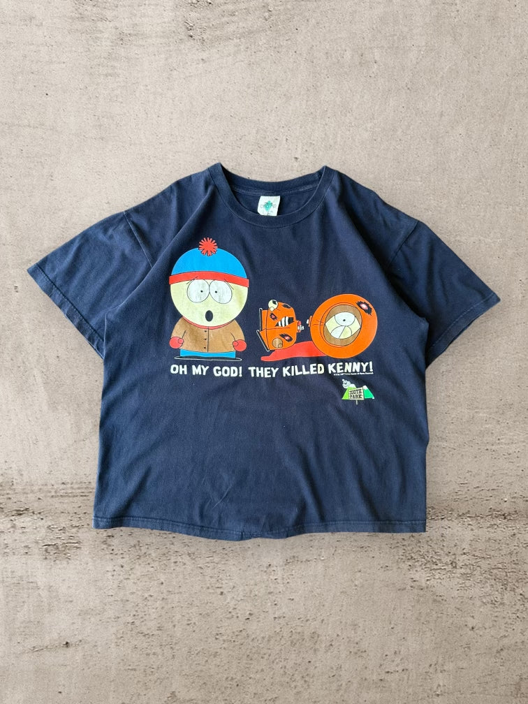 90s SouthPark They Killed Kenny T-Shirt - XL