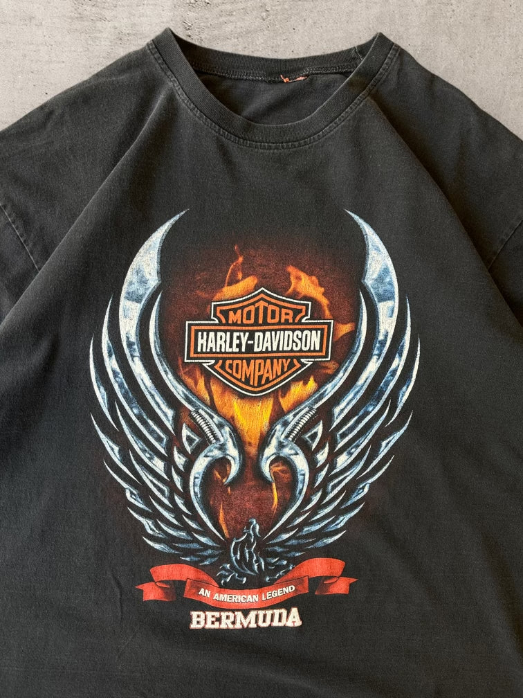 00s Harley Davidson Bermuda T-Shirt - XL