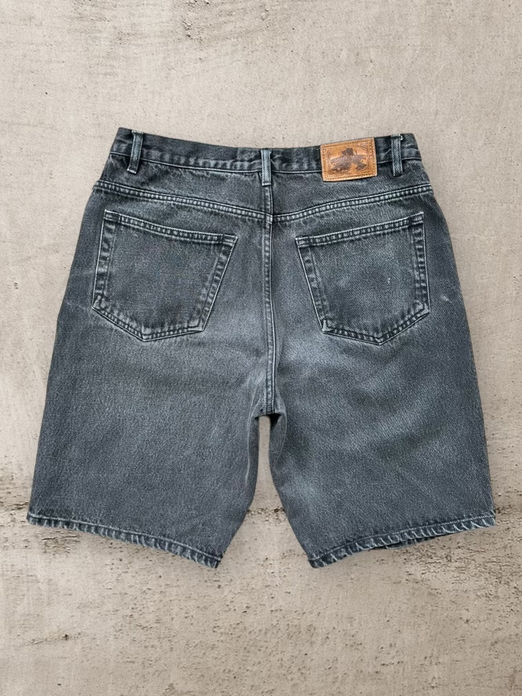 90s Stone Mesa Denim Shorts - 34