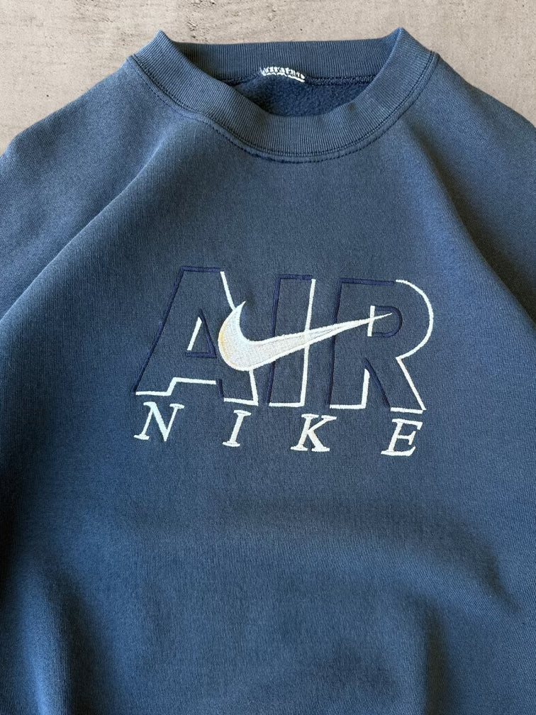 90s Nike Air Embroidered Crewneck - Large