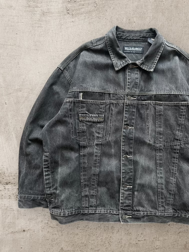 00s Pelle Pelle Denim Jacket - XXL