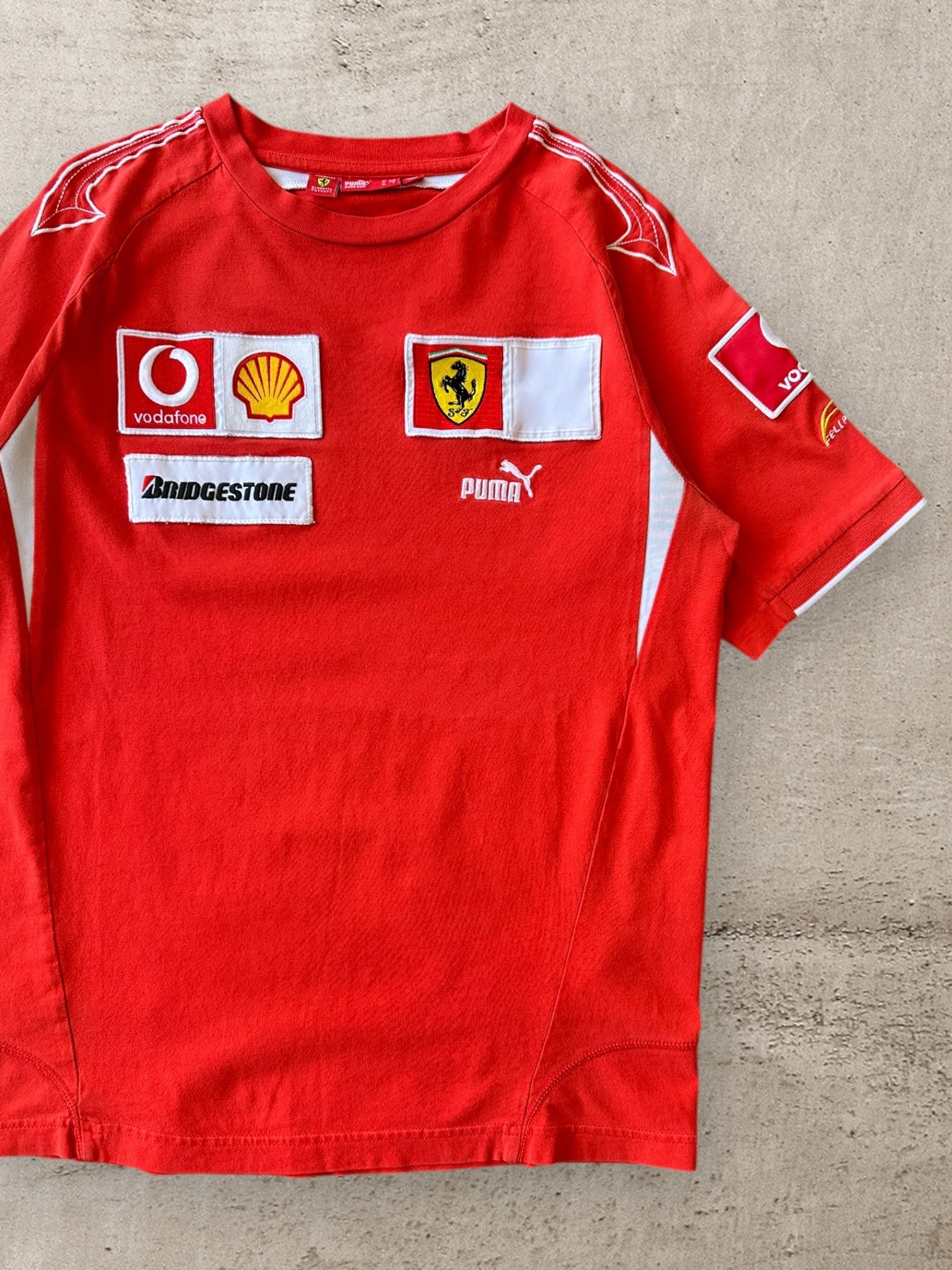 00s Puma Ferrari Racing Shirt - Medium