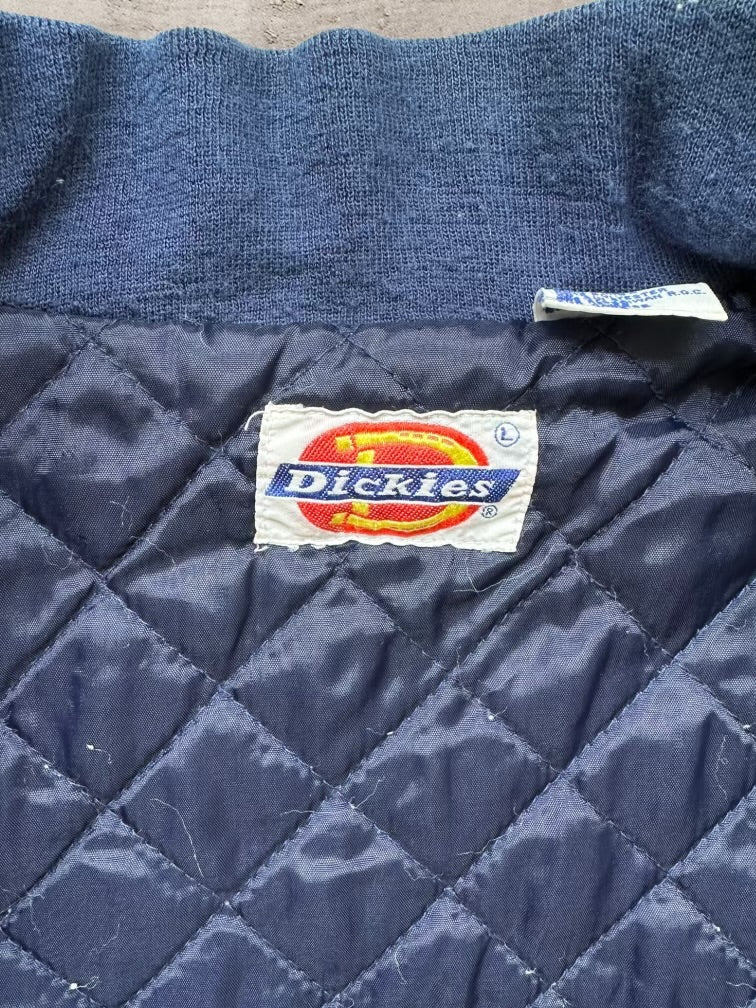 90s Dickies Quilt Lined Plaid Vest - Large