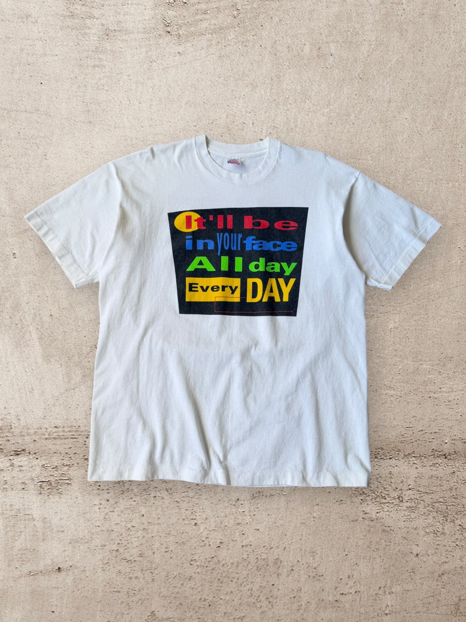 90s NEC MultiSync Monitor Promo Graphic T-Shirt - Large