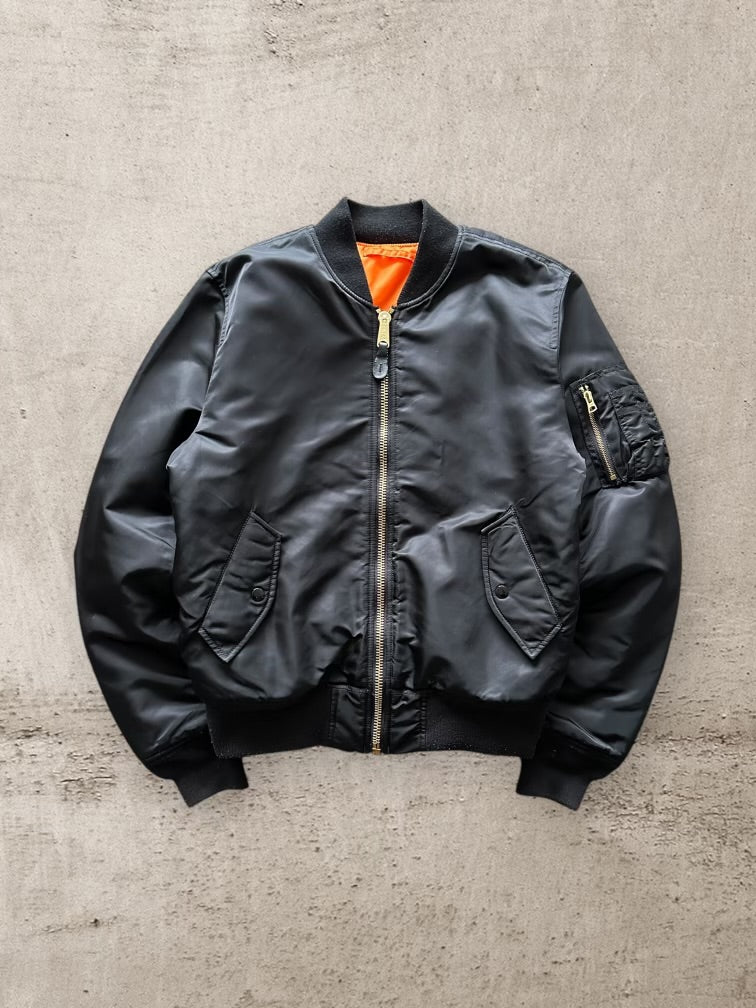 00s Alpha Industries Reversible Bomber Jacket - Medium