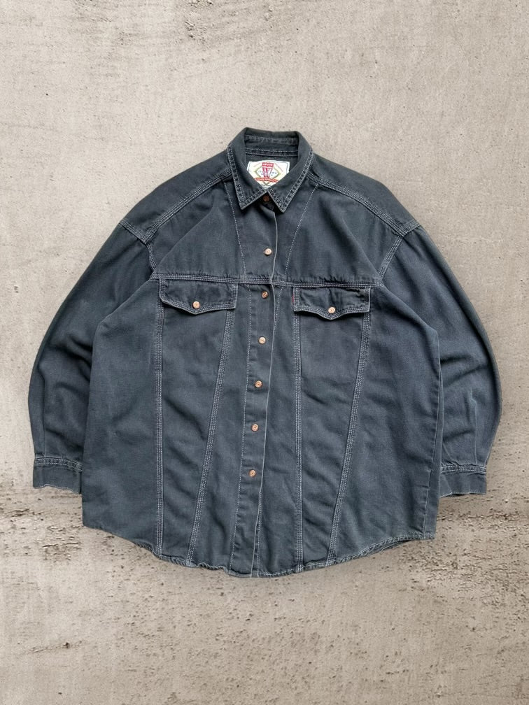 90s Levi’s Denim Button Up Shirt -  Large