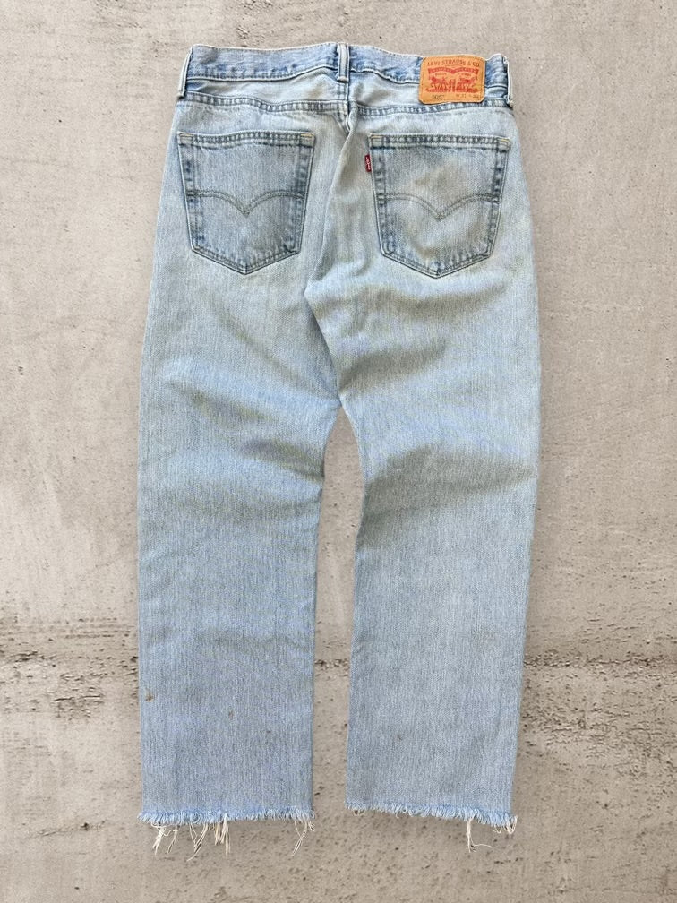 00s Levi’s 505 Light Wash Denim Jeans - 32x27