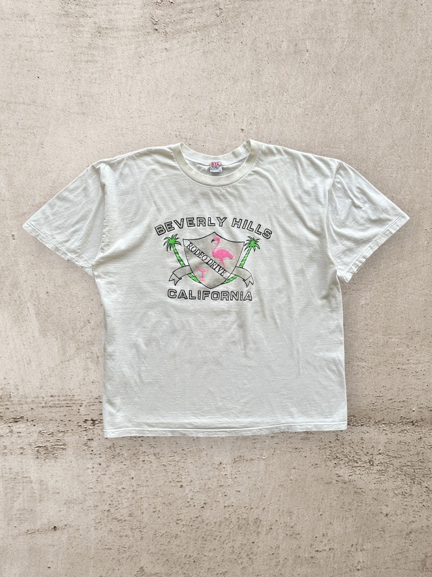 90s Beverly Hills Rodeo Drive Graphic T-Shirt - Large