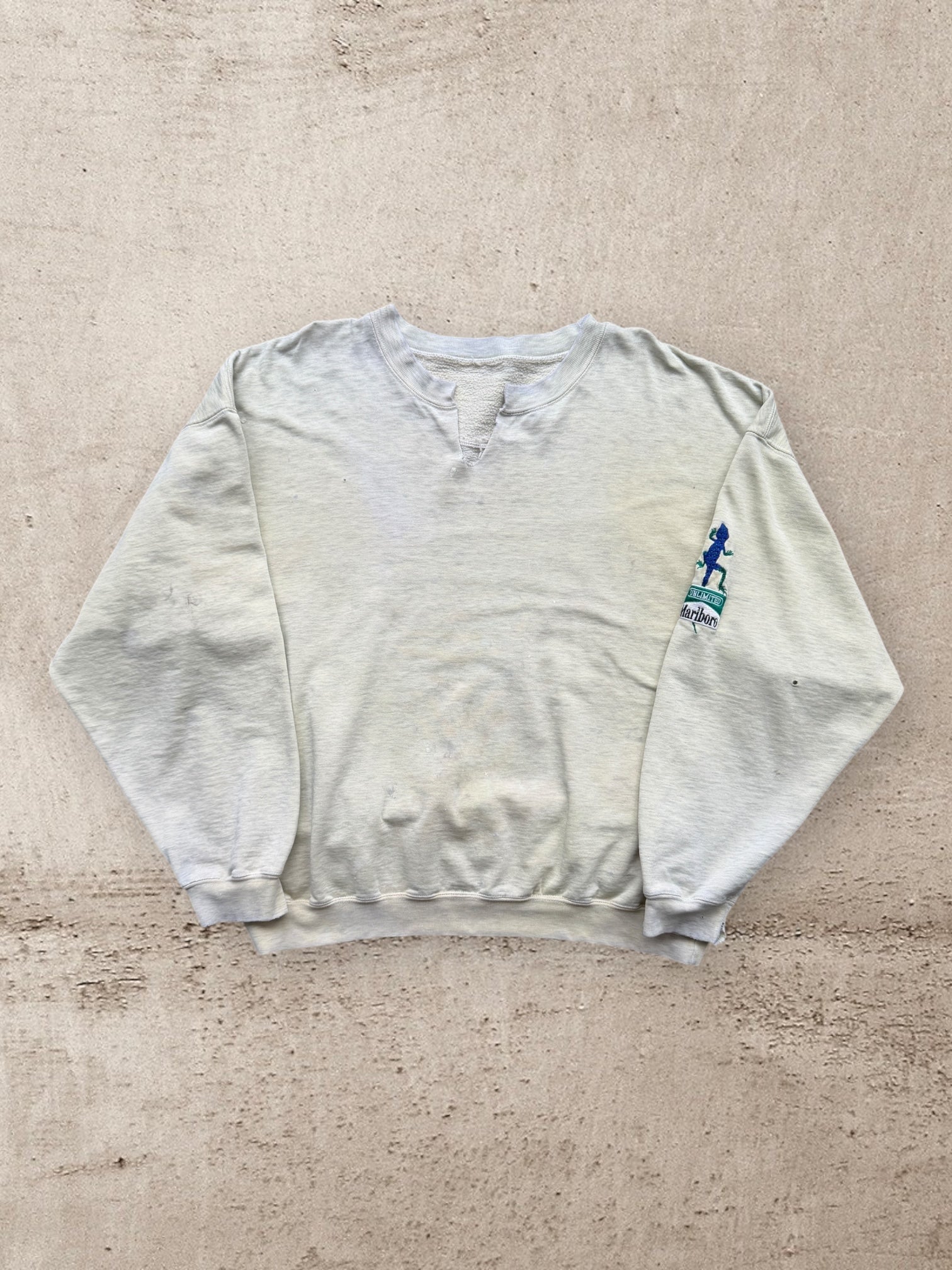 90s Marlboro Unlimited Lizard Distressed Crewneck - XL