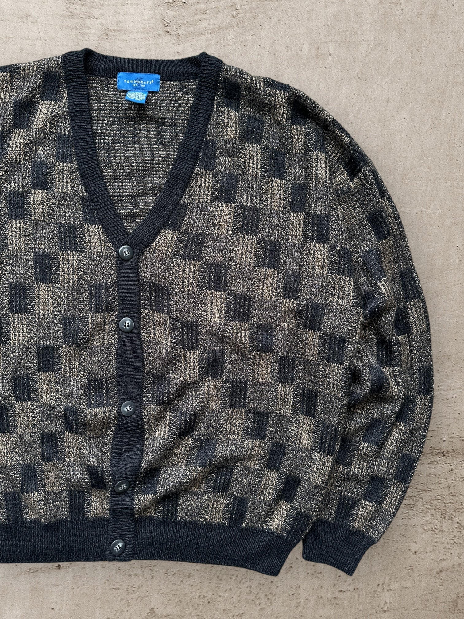 00s Townscraft Multicolor Knit Cardigan - XL