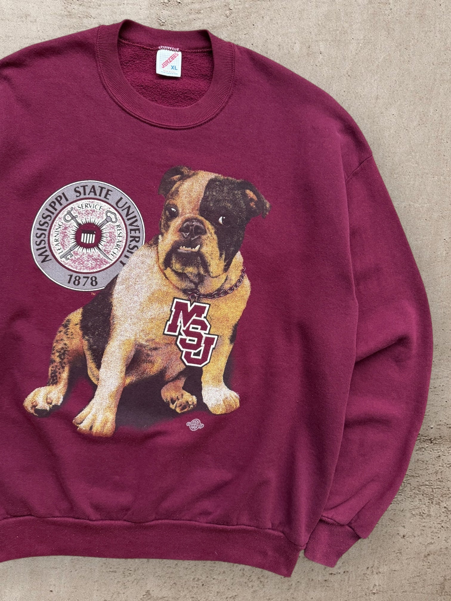 90s Mississippi State University Crewneck - XL